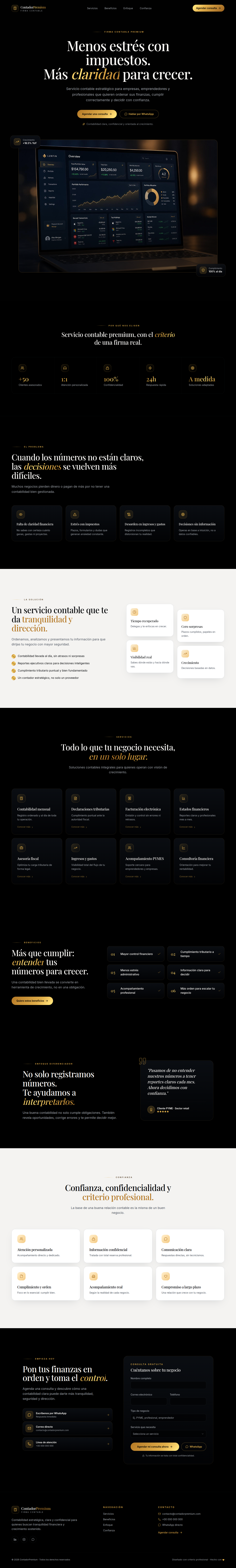 Contador Premium — Estrategia Contable